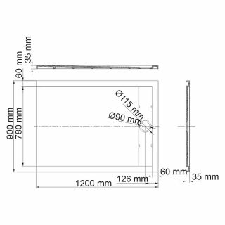 Душевой поддон из искусственного камня WasserKRAFT Wiese 120x90 84T07 Серый матовый Душевой поддон из искусственного камня WasserKRAFT Wiese 120x90 84T07 Серый матовый