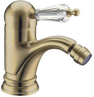 Смеситель для биде Boheme MEDICI Ripresa с прозрачным SW_Комплект бронза