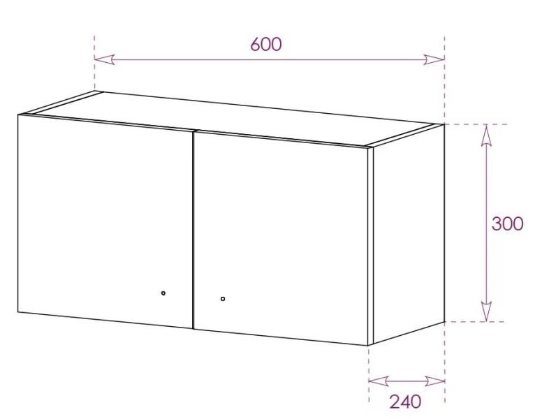 Шкаф подвесной Onika Нива 306001 30x60см белый