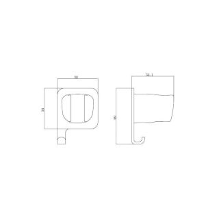 Держатель для душа Allen Brau Infinity 5.21B17-00 хром