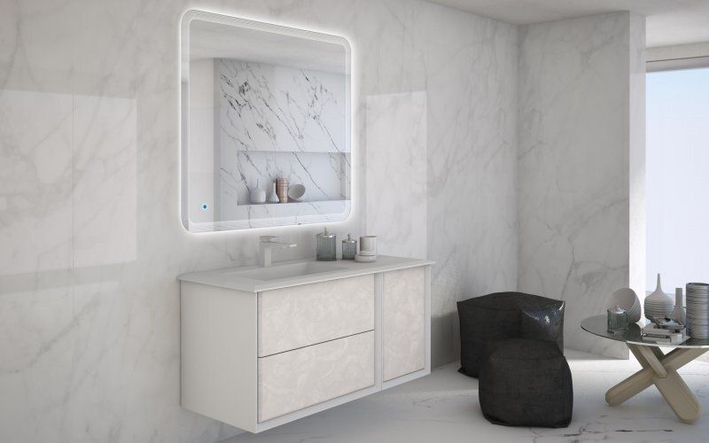Шкафчик под раковину Cezares 35x48 Light Onice Bellagio 5487