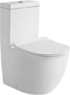 Унитаз-моноблок SantiLine SL-5011 безободковый белый Унитаз-моноблок SantiLine SL-5011 безободковый белый