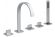 Смеситель на борт ванны Royal Bath Triumph хром RB501
