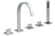 Смеситель на борт ванны Royal Bath Triumph хром RB501