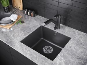 Смеситель для кухни Paulmark Hessen He213017-401 антрацит