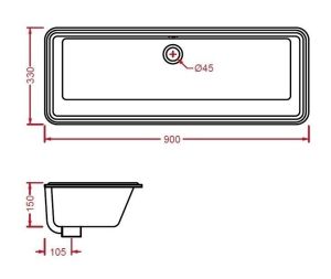 Раковина ArtCeram  GEA GEL002 01 00 белая 90 см