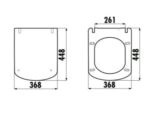Крышка-сиденье Creavit Elegant KC1103.01.0000E микролифт