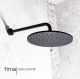 Верхний душ Carlo Frattini Wellness F2224/2NS 30 см чёрный матовый