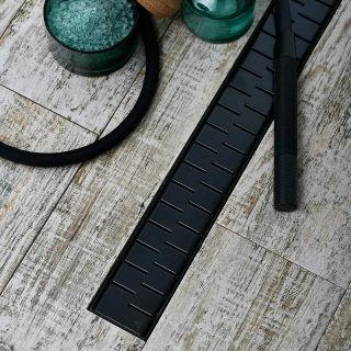 Душевой лоток Veconi Medium Black 95 V950MB с Черной матовой решеткой Душевой лоток Veconi Medium Black 95 V950MB с Черной матовой решеткой