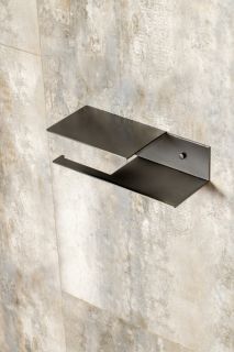 Держатель туалетной бумаги Boheme Qubic 10721-2-GM графит матовый