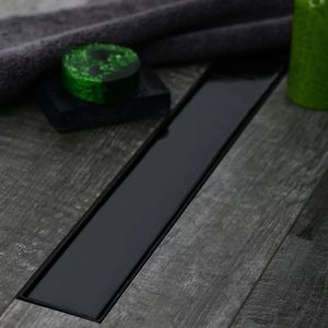Душевой лоток Veconi Klasik Black 950 V950KB с Черной матовой решеткой под плитку