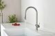 Смеситель для кухни AQUAme Cucina AQM9901BN с выдвижным изливом никель брашированный
