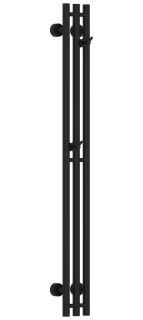 Полотенцесушитель водяной Сунержа Терция Pro 31-0444-1210 120x15 см, матовый черный, I-образный