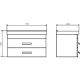 COMFORTY Тумба-умывальник Никосия-70П  00-00008855 COMFORTY Тумба-умывальник Никосия-70П  00-00008855