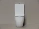 Напольная пристенная чаша унитаза Ceramicanova Мия (Mia) CN1801T-B торнадо белый