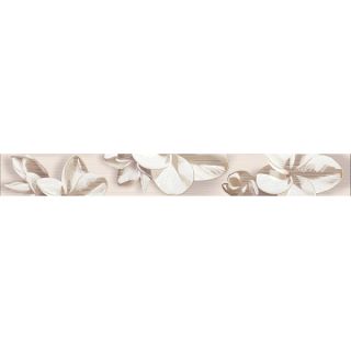 Бордюр Azori 584191004 AMATI PLUMERIA BEIGE 50,5х6,2 (42 шт)