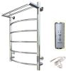 Электрический полотенцесушитель Тругор Пэк сп 5 П с полкой 80x50см хром Пэксп5П80х5032