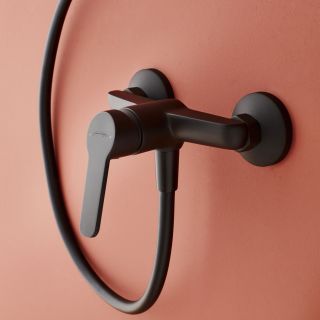 Смеситель для душа Jacob Delafon Aime чёрный E29870-BL Смеситель для душа Jacob Delafon Aime чёрный E29870-BL