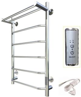 Электрический полотенцесушитель Тругор Пэк сп 6 П с полкой 80x50см хром Пэксп6П80х5032
