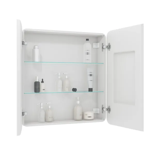 Зеркало-шкаф Reflexion Circle 80 RF2110SR с подсветкой 80х80