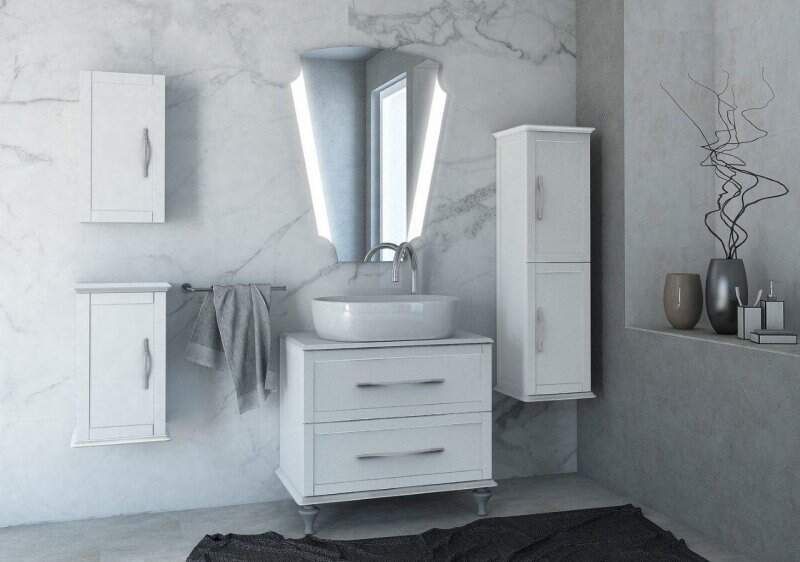 Зеркало с LED подсветкой Cezares 70x92 Tiffany 45020