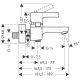 Смеситель Hansgrohe Metris S 31460000 для ванны