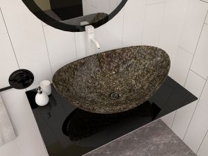 Раковина-чаша Stella Polar Орион 58см Люкс stone SP-00001134