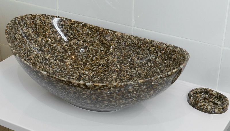 Раковина-чаша Stella Polar Орион 58см Люкс stone SP-00001134