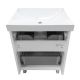 Comforty Тумба-умывальник "Дублин-60" белый глянец с раковиной Comforty 8056