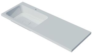 Раковина над стиральной машиной Madera Kamilla левая 130см белый 4627173210591