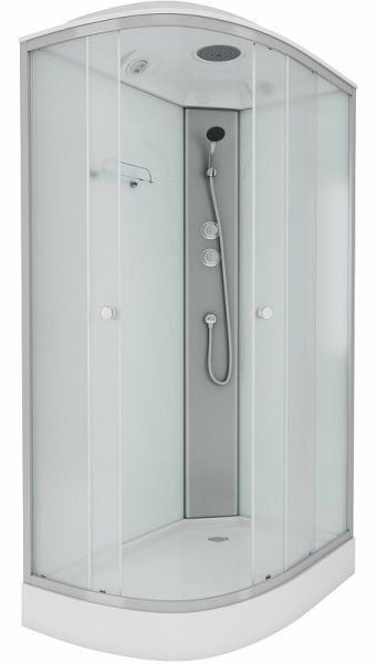 Душевая кабина Niagara NG-4312-08R 120x80см серебро/матовое