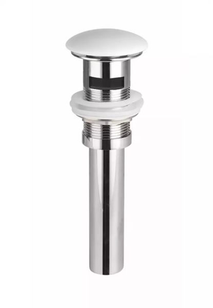 Донный клапан для раковины Ceramica Nova CN2000x с переливом белый Донный клапан для раковины Ceramica Nova CN2000x с переливом белый
