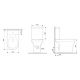 Унитаз Damixa Skyline DX35C8600SC с сиденьем микролифт