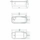 Акриловая ванна Allen Brau Infinity 2.21003.21/PWM 170x78 см