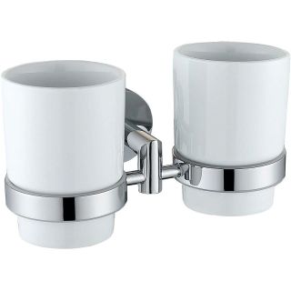 Стакан для зубных щеток Allen Brau Priority 6.31003-00 Белый Хром Стакан для зубных щеток Allen Brau Priority 6.31003-00 Белый Хром