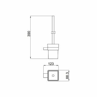 Ершик для унитаза Allen Brau Infinity 6.21008-31 Черный матовый Ершик для унитаза Allen Brau Infinity 6.21008-31 Черный матовый