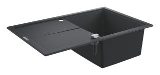 Мойка кухонная Grohe 31639AP0 K400 черный гранит Мойка кухонная Grohe 31639AP0 K400 черный гранит