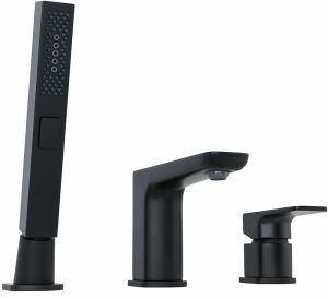 Смеситель на борт ванны Allen Brau Infinity 5.21008-31 Черный матовый