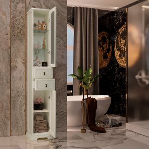 Шкаф-колонна Opadiris Риспекто 30 R 00-00005831 Слоновая кость