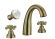 Смеситель для раковины Boheme на 3 отверствия, SW MEDICI Presente_Комплект бронза