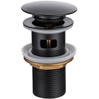 Донный клапан Allen Brau Priority 5.31023-31 click-clack Черный матовый Донный клапан Allen Brau Priority 5.31023-31 click-clack Черный матовый