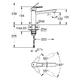 Смеситель для кухни Grohe BauLoop 31706000 хром
