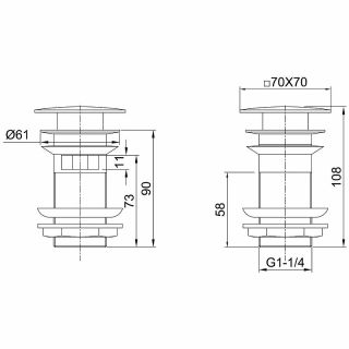 Донный клапан Allen Brau Infinity 5.21026-00 Хром Донный клапан Allen Brau Infinity 5.21026-00 Хром