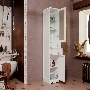 Шкаф-колонна Opadiris Риспекто 30 R 00-00005833 Белый