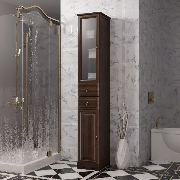 Шкаф-колонна Opadiris Риспекто 30 L 00-00005834 Орех антикварный