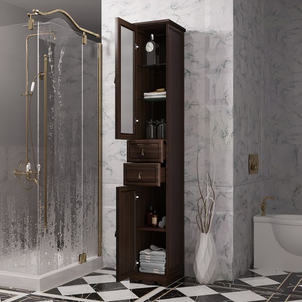 Шкаф-колонна Opadiris Риспекто 30 L 00-00005834 Орех антикварный