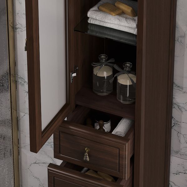 Шкаф-колонна Opadiris Риспекто 30 L 00-00005834 Орех антикварный