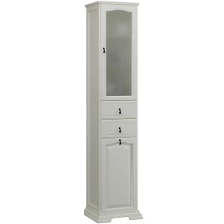 Шкаф-колонна Opadiris Риспекто 40 R 00-00005837 с бельевой корзиной Слоновая кость Шкаф-колонна Opadiris Риспекто 40 R 00-00005837 с бельевой корзиной Слоновая кость