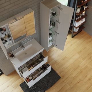 Тумба под раковину Dreja Prime 99.9302 90 см белый