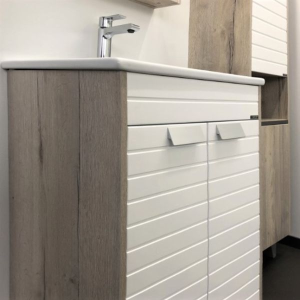 Тумба-умывальник COMFORTY Клеон 60Н с раковиной Quadro 60 ,00-00002044